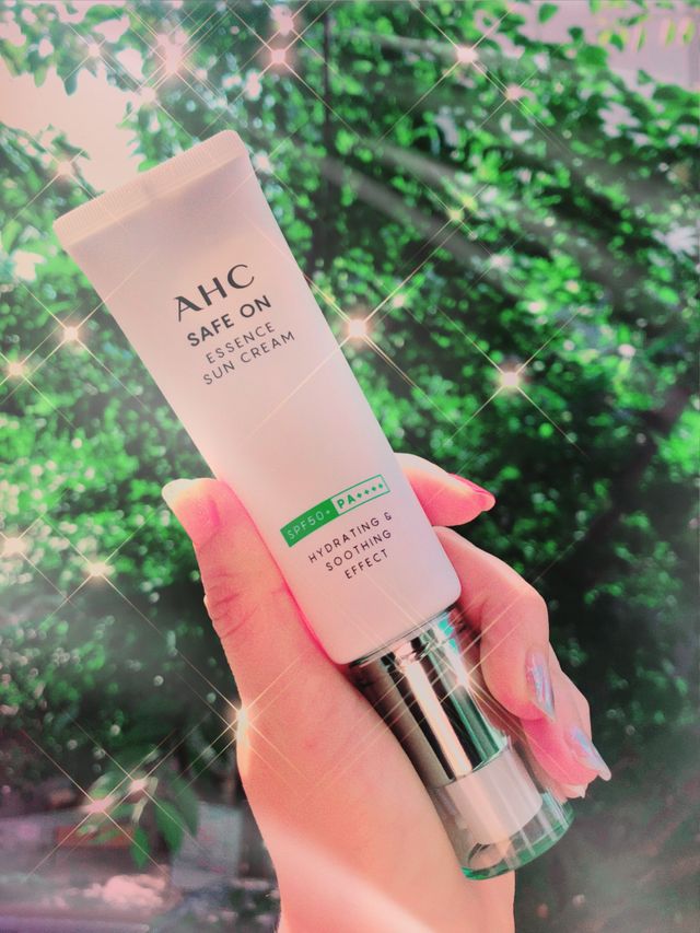 [AHC] 세이프온 에센스 선크림 올리브영 스페셜 증정 기획세트 리뷰 사진