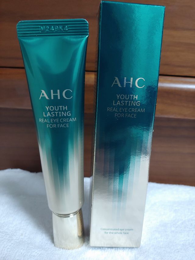 [NEW 탄력유턴 아이크림] AHC 유스 래스팅 리얼 아이크림 포 페이스 리뷰 사진