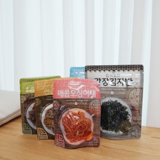 하나마이 [마마쿡] 전 청와대 천상현 셰프의 밑반찬  5종세트(소고기 장조림+연근조림+진미채+간장김자반+새우김자반) — 5점을 준 리뷰어가 2023년 4월 올린 사용 사진