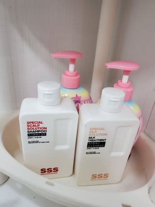 트리플에스 탈모 샴푸 275ml + 실크 트리트먼트 275ml — 5점을 준 리뷰어가 2021년 2월 올린 사용 사진