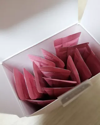 [인디닥터] 면역 생생 핑크 이뮨 젤리 — 3.5점을 준 리뷰어가 2022년 5월 올린 사용 사진