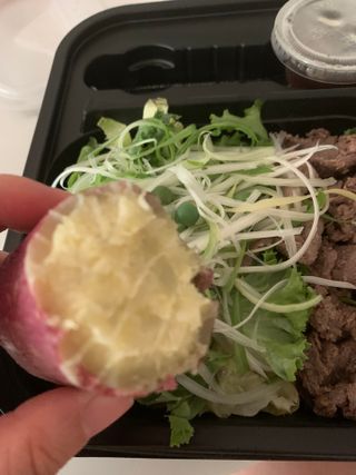 참살이도시락 작심삼일 샐러드도시락 3개 맛보기 새벽배송 또는 택배배송 — 5점을 준 리뷰어가 2021년 8월 올린 사용 사진