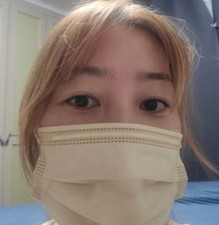 에어에이드 컬러 덴탈 마스크 — 5점을 준 리뷰어가 2021년 8월 올린 사용 사진