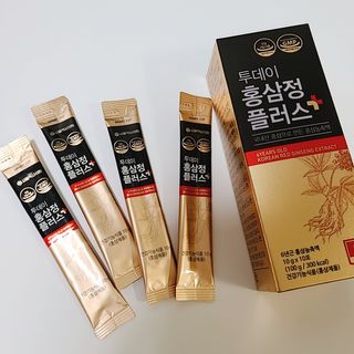 서울약사신협_투데이홍삼정플러스스틱_10g x 30포 — 5점을 준 리뷰어가 2021년 2월 올린 사용 사진
