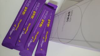 브이나인 글루타치온 비타민C 콜라겐 세라마이드 14포 1BOX — 2.5점을 준 리뷰어가 2022년 7월 올린 사용 사진