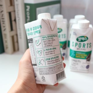 셀렉스스포츠 셀렉스 스포츠 웨이 프로틴 초콜릿 _ 330ml x 12팩 — 5점을 준 리뷰어가 2021년 3월 올린 사용 사진