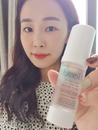 플레라디 에델바이스 워터풀 젤리 세럼 — 5점을 준 리뷰어가 2021년 7월 올린 사용 사진
