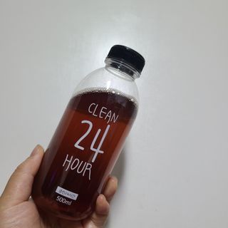 클린24시간 1BOX(5포) + 전용보틀(500ml) — 5점을 준 리뷰어가 2022년 10월 올린 사용 사진