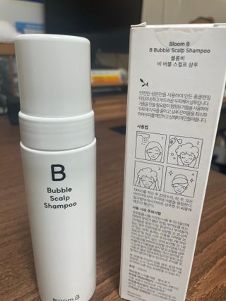 블룸비 거품 두피 샴푸 — 5점을 준 리뷰어가 2022년 9월 올린 사용 사진