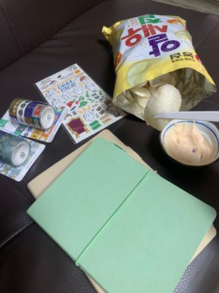 칩스틱 과자젓가락 게이밍젓가락 2ea / KC인증 식품용 — 5점을 준 리뷰어가 2021년 11월 올린 사용 사진