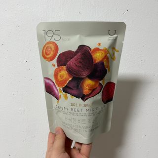 딜라이트 프로젝트 원물칩 2종 6ea(비트 믹스칩, 단호박 믹스칩) — 5점을 준 리뷰어가 2022년 4월 올린 사용 사진