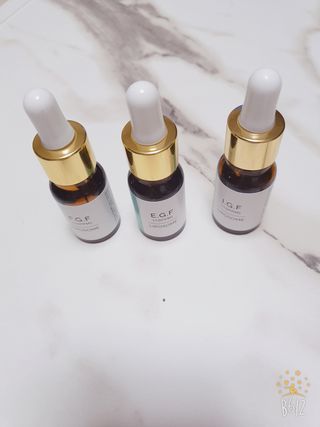 랑팡 EGF+FGF+IGF10ppm 리포좀 앰플 원액 10ml — 5점을 준 리뷰어가 2021년 10월 올린 사용 사진