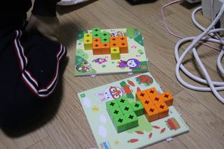 애니블록 뽀로로 퍼즐 스타터 — 5점을 준 리뷰어가 2021년 1월 올린 사용 사진