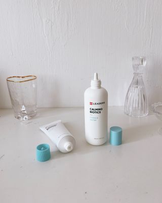 리더스코스메틱 리더스 카밍 바이오틱스 #1등 진정 기획세트 [에센스 워터150ml + 크림 마스크80ml] — 4.5점을 준 리뷰어가 2022년 9월 올린 사용 사진