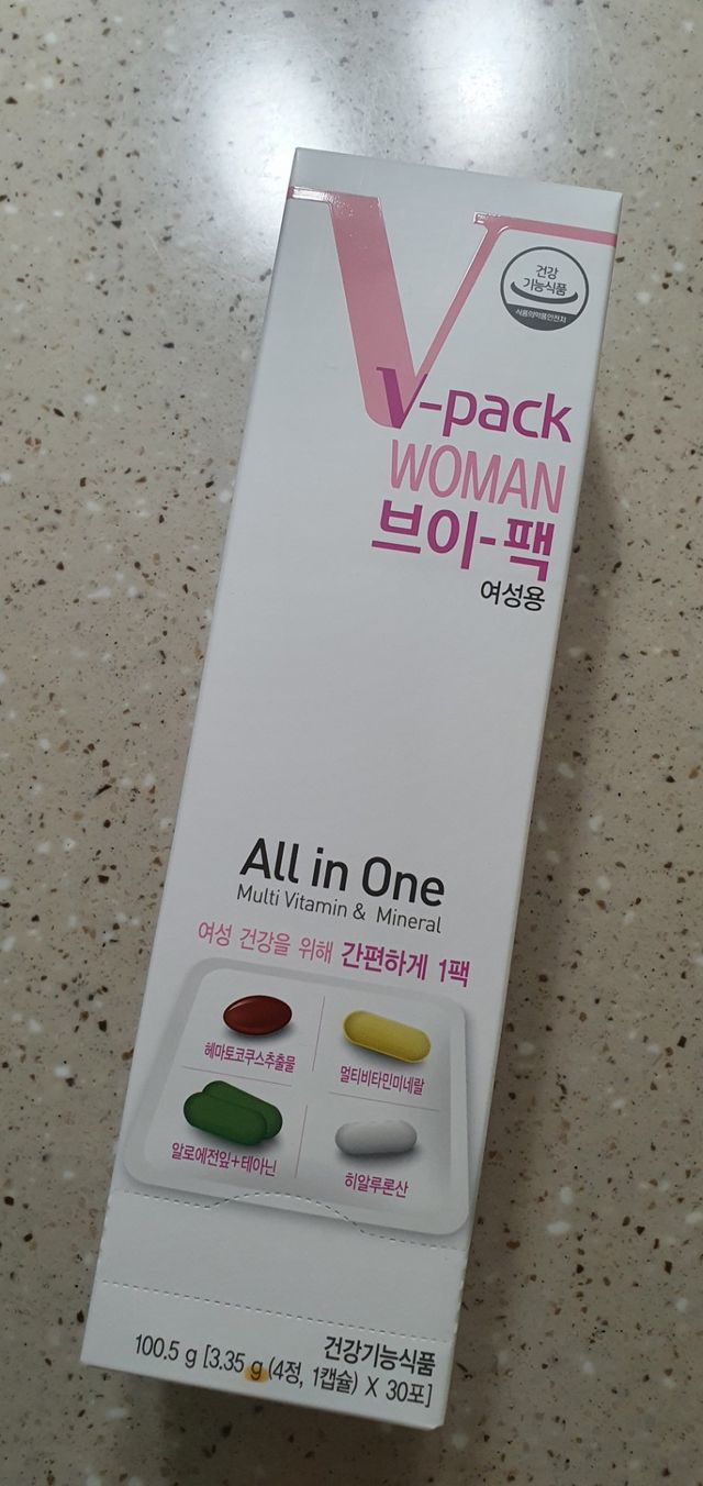 [안국약품] 브이팩 올인원 멀티비타민 여성용 리뷰 사진