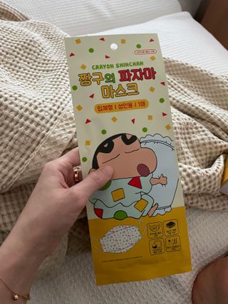 [숨그림] 3D 입체형, 짱구, 무직타이거, 빨강머리앤 우리아이 그리고 내가 쓰는 믿을수있는 케릭터 마스크 — 5점을 준 리뷰어가 2021년 9월 올린 사용 사진