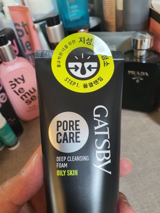 [갸스비] 지성 남성을 위한 포어케어 클렌징폼 — 4.5점을 준 리뷰어가 2021년 10월 올린 사용 사진