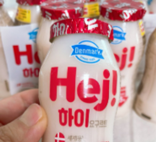 덴마크 *[구매평]하이(Hej!) 브랜드 패키지(요구르트, 그릭요거트) — 5점을 준 리뷰어가 2025년 8월 올린 사용 사진
