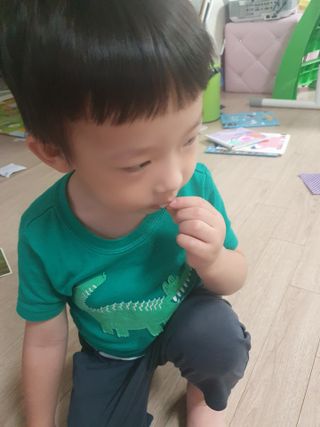 [아이스칩스] 무설탕 비건 자일리톨 캔디 7종 2개기준 — 5점을 준 리뷰어가 2021년 6월 올린 사용 사진