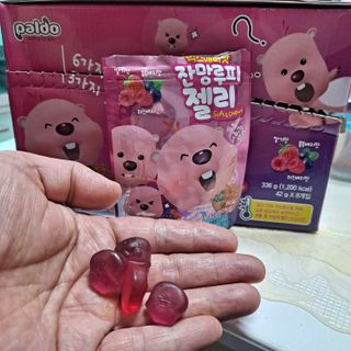 [팔도] 잔망루피젤리 믹스베리맛 42g 8개 — 5점을 준 리뷰어가 2022년 2월 올린 사용 사진