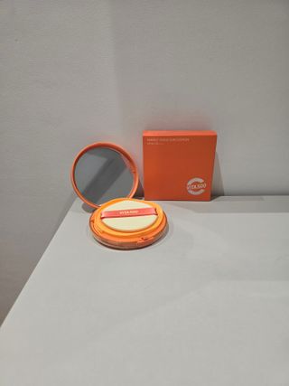 광동생활건강 MF[광동] 비타500✨주름개선·미백·SPF50+🌞퍼펙트쉴드 빅 선쿠션 본품 — 5점을 준 리뷰어가 2024년 5월 올린 사용 사진