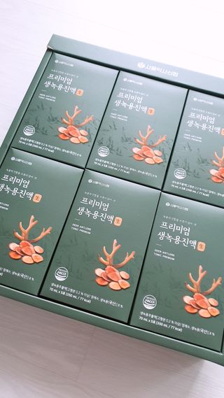 서울약사신협 약사신협_생녹용 진액_70ml x 30포 — 5점을 준 리뷰어가 2021년 7월 올린 사용 사진