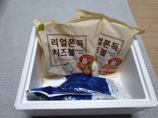 가치식탁 리얼쫀득치즈볼 — 5점을 준 리뷰어가 2021년 2월 올린 사용 사진