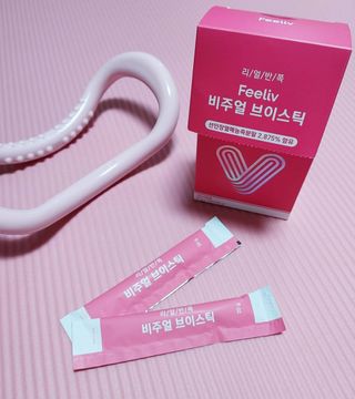 필리브 비주얼 브이스틱 — 5점을 준 리뷰어가 2021년 6월 올린 사용 사진