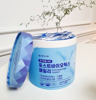 서울약사신협_포스트바이오틱스패밀리_5g x 100포 — 5점을 준 리뷰어가 2021년 3월 올린 사용 사진