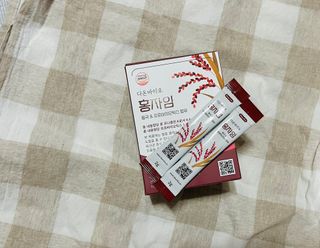하루 1포로 콜레스테롤, 유산균, 고역가 소화효소까지 한번에 섭취! 다온바이오 홍자임 1개월분(30포) — 4.5점을 준 리뷰어가 2022년 11월 올린 사용 사진