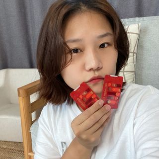 프리마인 귀족의 콜라겐, 92배 흡수율. 럭셔리 프리미엄 셀라브 콜라겐필름 30매 — 5점을 준 리뷰어가 2021년 10월 올린 사용 사진