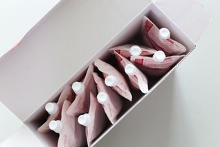 12월 15일 출시, 건강기능식품 브랜드 본리브 나 다운 시작 제품 3종 — 5점을 준 리뷰어가 2021년 2월 올린 사용 사진