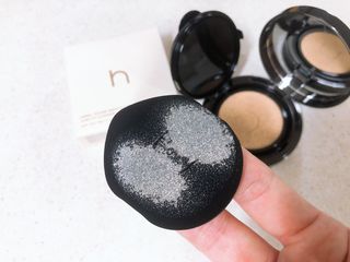 하멜 비건 아쿠아 글로우 제로핏 쿠션 — 5점을 준 리뷰어가 2022년 8월 올린 사용 사진