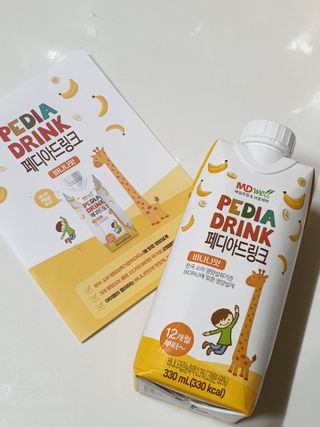 메디웰 페디아드링크 미니 바나나맛 — 4점을 준 리뷰어가 2021년 7월 올린 사용 사진