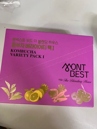 [몽베스트] 위드더 블랜딩 하우스 콤부차 _ 버라이어티팩 — 5점을 준 리뷰어가 2024년 2월 올린 사용 사진