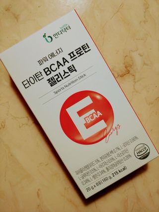 [인디닥터] 타이탄 BCAA 프로틴 젤리스틱 — 4.5점을 준 리뷰어가 2022년 5월 올린 사용 사진