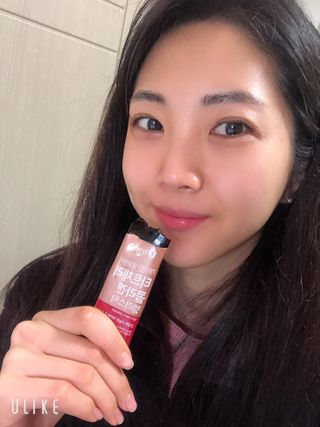 자연에온 가득담은 몽모랑시 타트체리 콜라겐 젤리스틱 — 4.5점을 준 리뷰어가 2020년 12월 올린 사용 사진