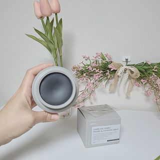 프롬노시베 차콜 소르베 필링 앤 클렌징 밤 — 4점을 준 리뷰어가 2022년 1월 올린 사용 사진