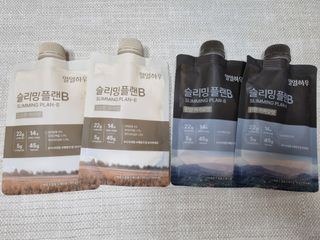 일일하우 슬리밍 플랜B 고소한 귀리맛, 진한 카카오맛 (체중조절식) — 4점을 준 리뷰어가 2023년 8월 올린 사용 사진