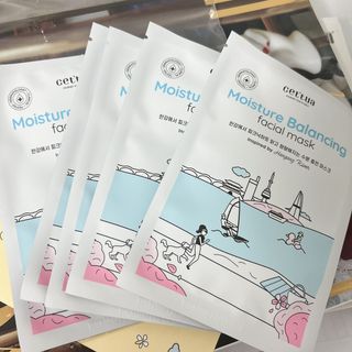 세뚜아(Cettua) [세뚜아] 모이스처 밸런싱 페이셜 마스크 Cettua Moisture Balancing Facial Mask 5매 — 5점을 준 리뷰어가 2024년 3월 올린 사용 사진