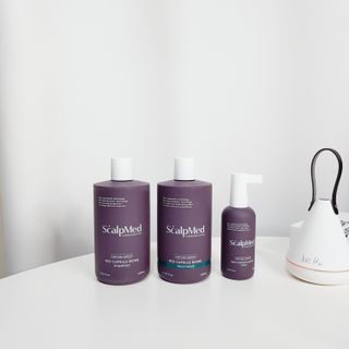 스칼프메드 레드캡슐바이옴 두피케어 프로바이오틱스 유산균 두피관리 세트 — 5점을 준 리뷰어가 2021년 4월 올린 사용 사진