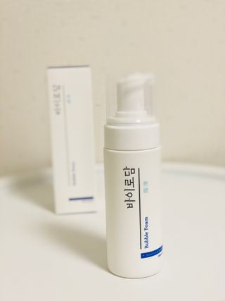 [바이로담] 저자극 약산성버블 폼 폼클렌징 150ml — 5점을 준 리뷰어가 2021년 3월 올린 사용 사진