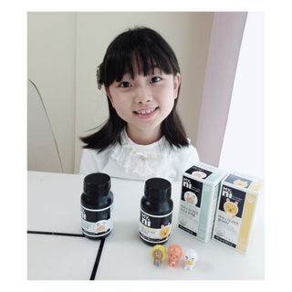 일동제약 마이니 마이니 지니키즈 유산균 츄어블, 멀티비타 set — 5점을 준 리뷰어가 2021년 3월 올린 사용 사진