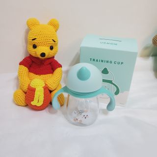 유비맘 트라이탄 코니빨대컵_컬러 랜덤 발송 — 5점을 준 리뷰어가 2021년 3월 올린 사용 사진