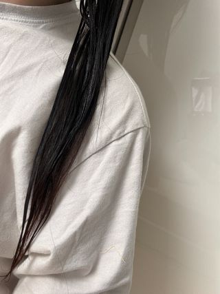 [유니프] 헤어 샤이니 핑크 컬러 트리트먼트 500g — 5점을 준 리뷰어가 2023년 11월 올린 사용 사진