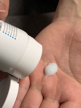 랑벨 수퍼내츄럴 아쿠아 수딩 크림 100ml — 5점을 준 리뷰어가 2022년 4월 올린 사용 사진