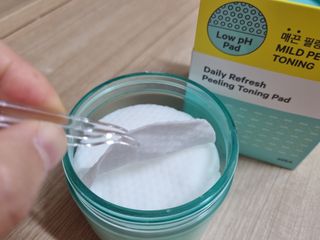 닥터에프파이브 데일리 리프레쉬 필링 토닝 패드 60매 — 5점을 준 리뷰어가 2022년 5월 올린 사용 사진
