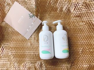 mom e 맘이 내추럴 베이비 케어 샴푸앤바스+로션 — 5점을 준 리뷰어가 2021년 1월 올린 사용 사진
