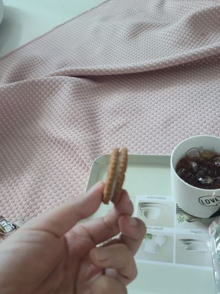 롯데제과 롯샌 카페크런치 — 4점을 준 리뷰어가 2021년 10월 올린 사용 사진