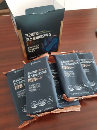 서울약사신협_프리미엄포스트바이오틱스골드_5g x 50포 — 5점을 준 리뷰어가 2021년 1월 올린 사용 사진